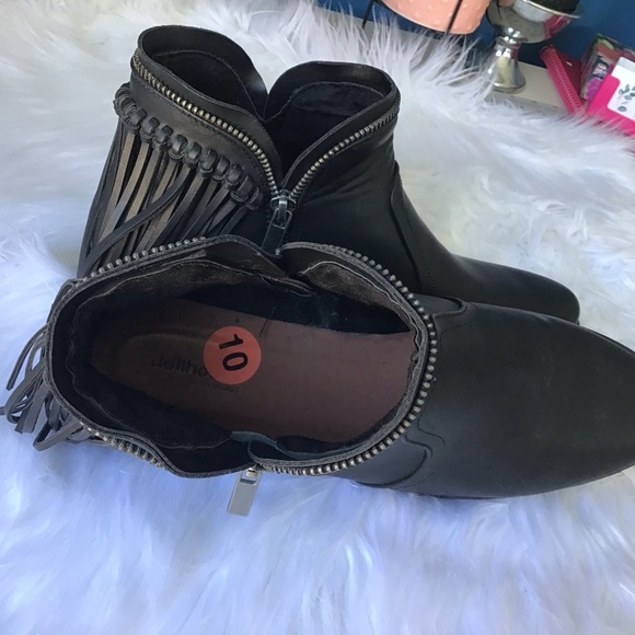 Black Dollhouse Ankle Booties - Picture 7 of 11